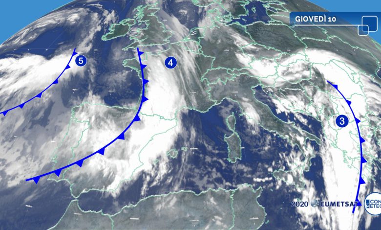 meteo giovedì 10 dicembre