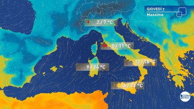 meteo giovedì