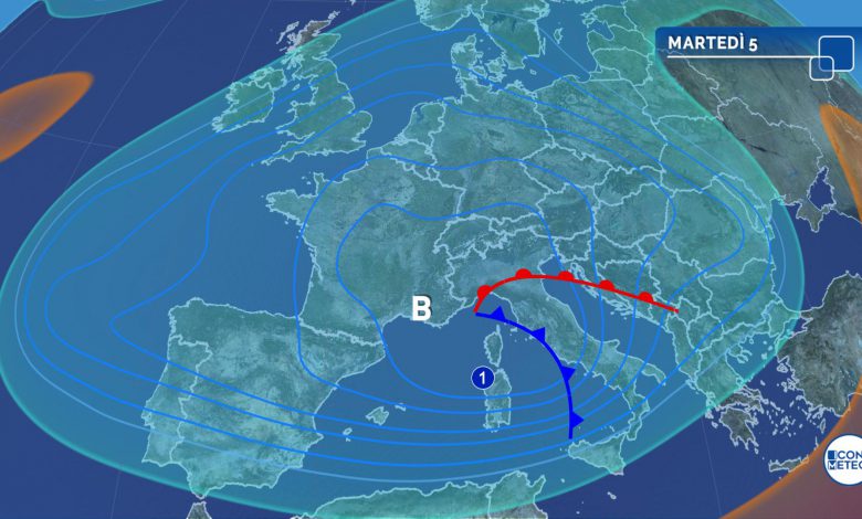 meteo martedì