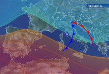 meteo venerdì