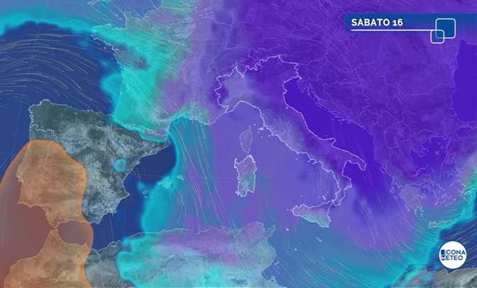 meteo sabato freddo