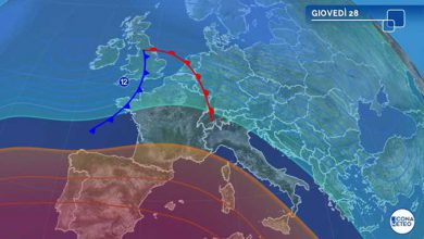 meteo giovedì