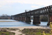 Po in magra al Ponte della Becca