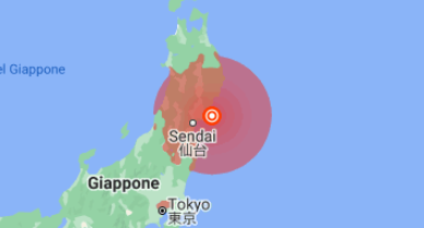 Giappone terremoto