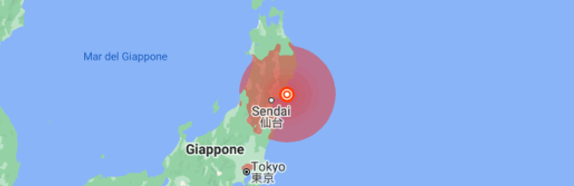 Giappone terremoto