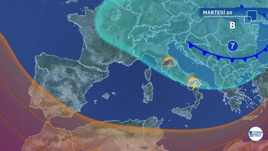 meteo martedì