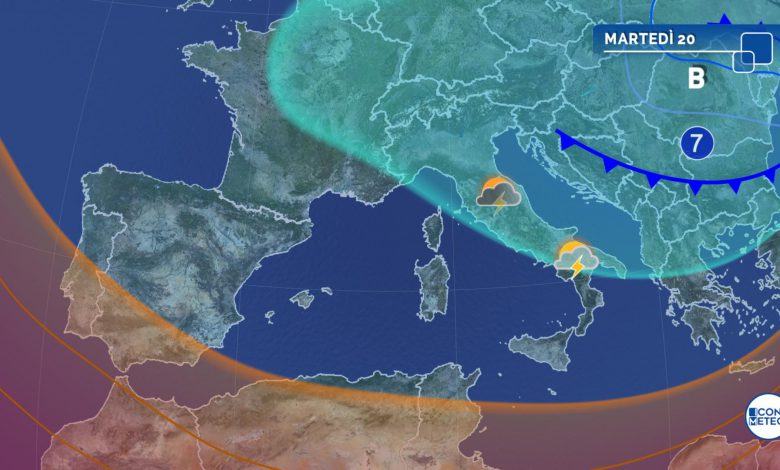 meteo martedì