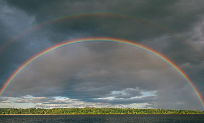 meteo pioggia arcobaleno