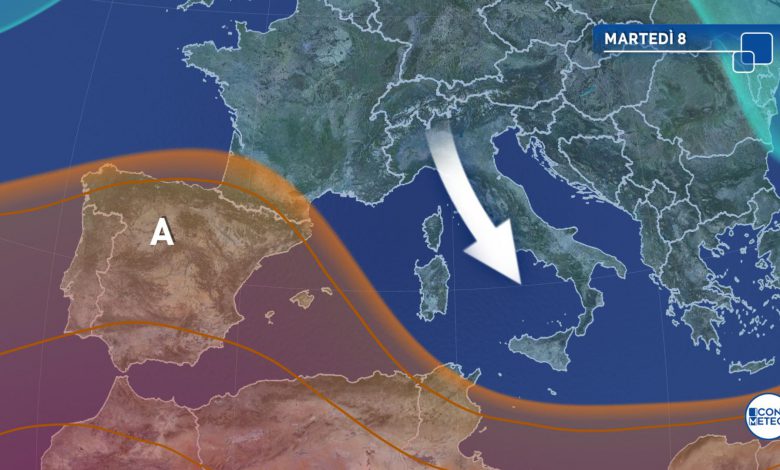 temporali martedì
