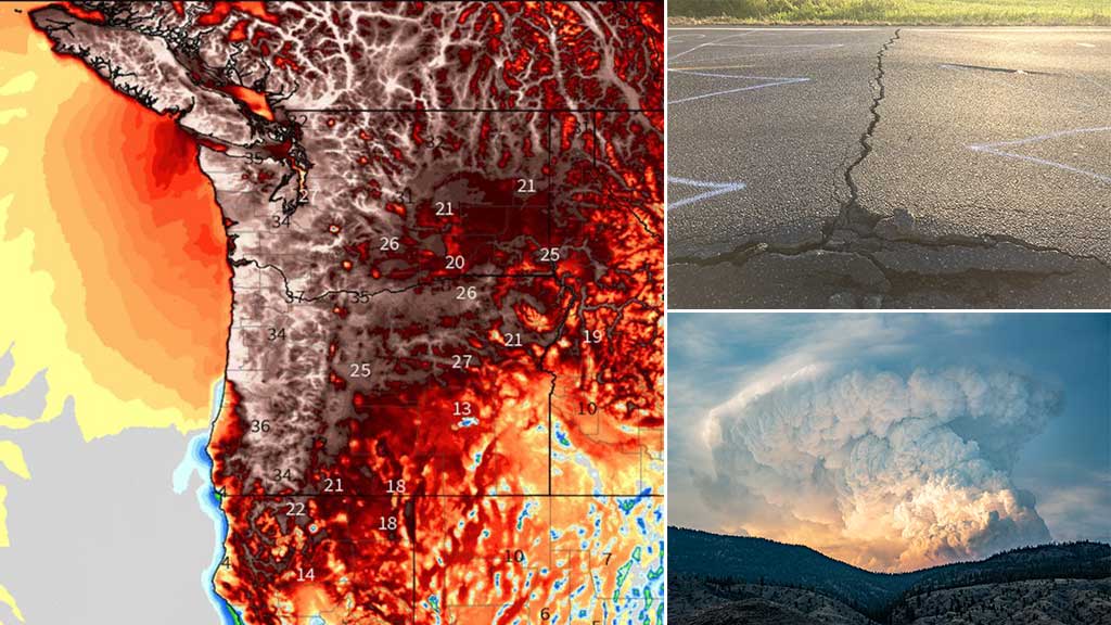 Mai così caldo tra Canada e Stati Uniti sfiorati i 50 gradi. Tutti i