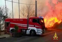 incendio catania incendi