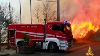 incendio catania incendi