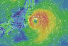 tifone tempesta Tokyo 2020