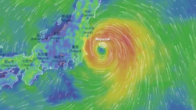 tifone tempesta Tokyo 2020