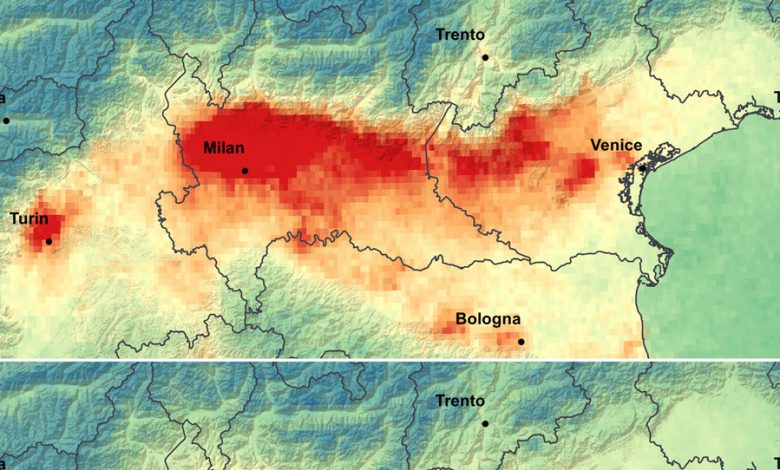 inquinamento aria italia