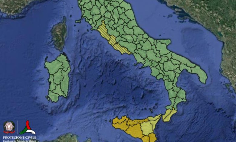 allerta meteo 11 novembre