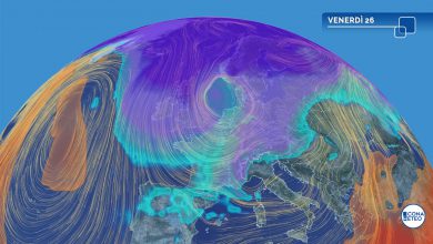 meteo venerdì