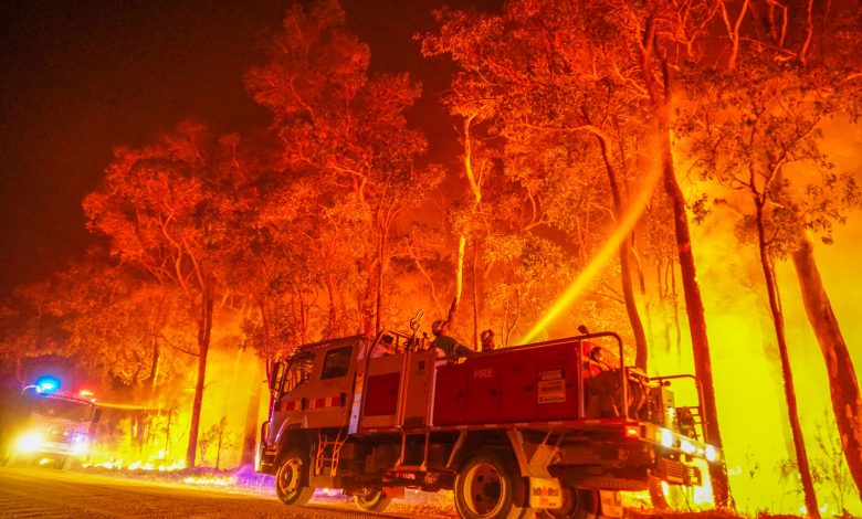 Australia caldo incendi