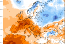 Capodanno caldo Europa