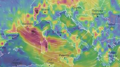 vento raffiche milano torino sardegna