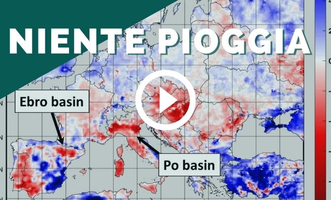 siccità al nord quando finirà pioggia