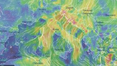 meteo pasqua vento burrasca