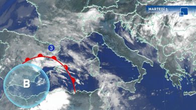 meteo martedì