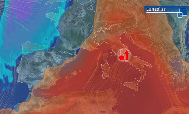 meteo caldo 40 gradi