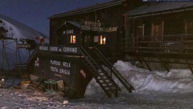 alpi ghiacciai rifugio confini