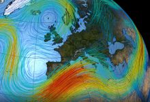 caldo europa corrente a getto