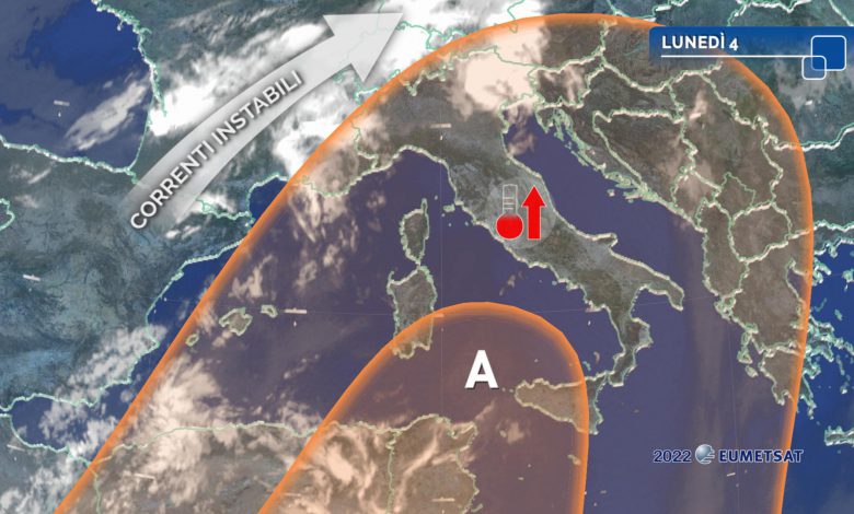 meteo caldo