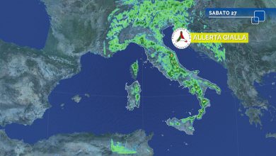 meteo weekend temporali