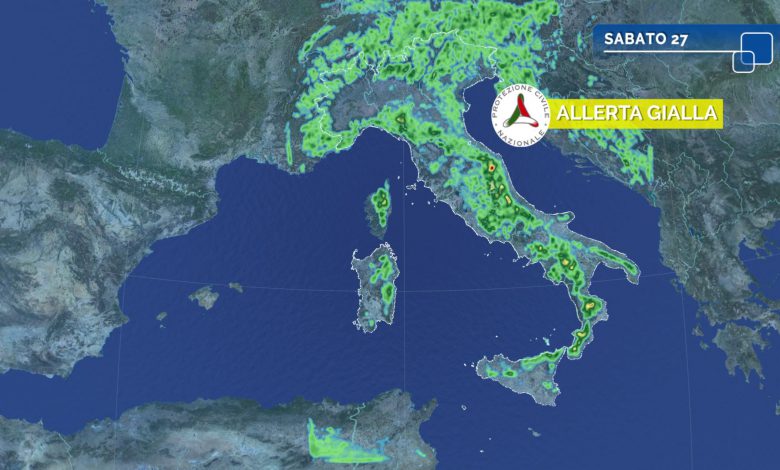 meteo weekend temporali