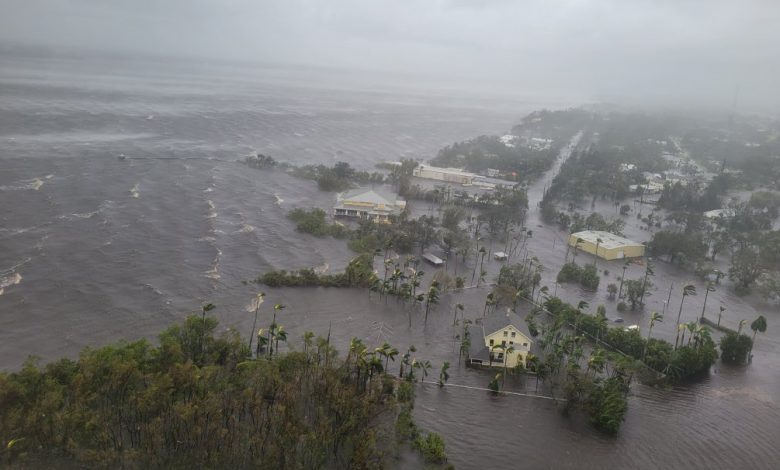 Uragano Ian, l'impatto sulla Florida. Foto da Fort Myers