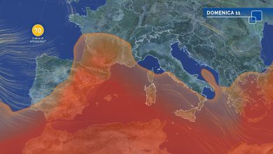 caldo in arrivo italia