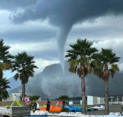 Tornado di Tortora Marina