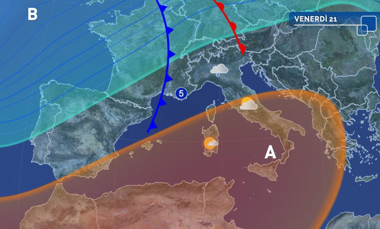 quando arriva il freddo meteo