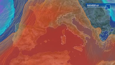 meteo caldo anomalo