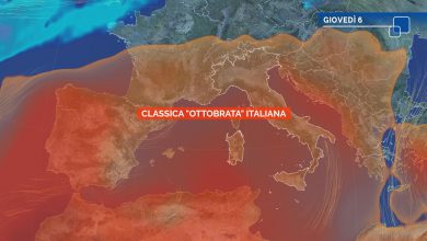 smog caldo ottobrata meteo