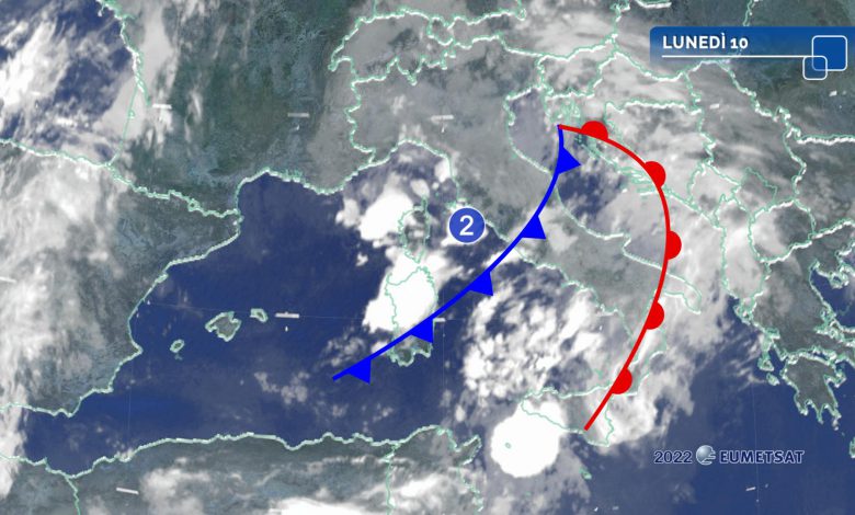 meteo lunedì