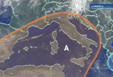 meteo lunedì 7 novembre
