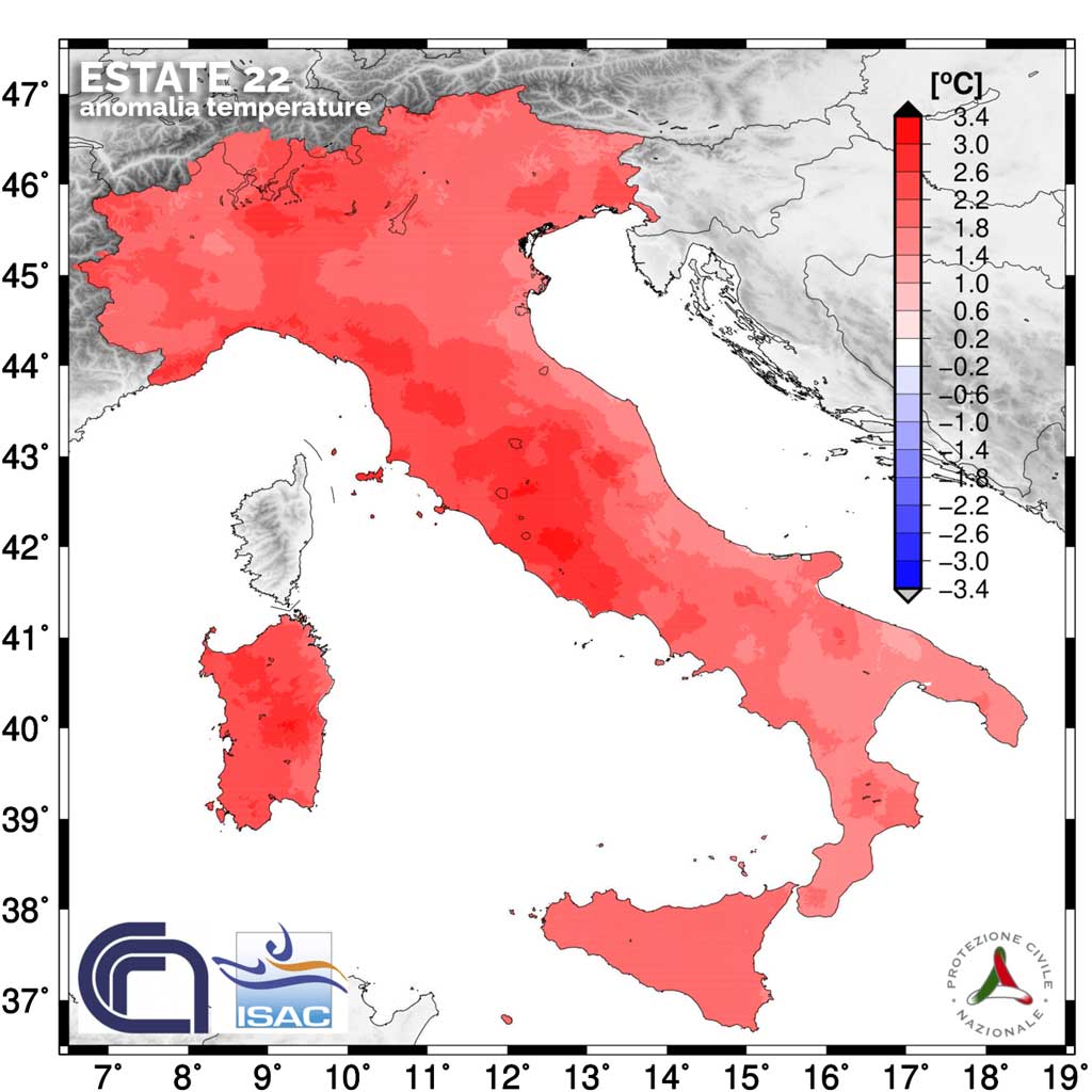 caldo 2022 italia