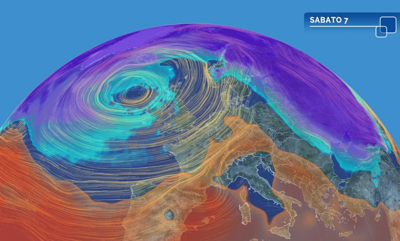 meteo anticiclone gennaio neve vento pioggia