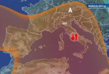 meteo anticiclone mercoledì