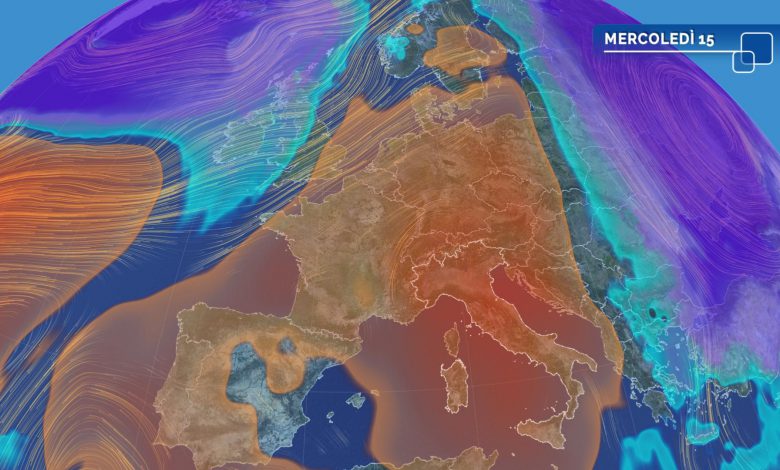 meteo mercoledì anticiclone