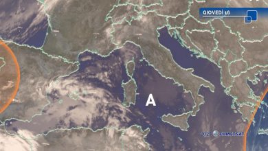 meteo giovedì anticiclone