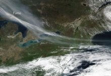 canada caldo incendi