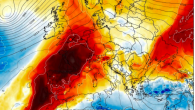 europa caldo anomalo