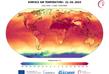 giorno più caldo pianeta terra clima